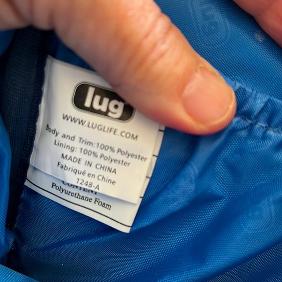 Lug Carousel Crossbody Bag Purse Quilted Blue Pink Detachable Shoulder Strap - Picture 4 of 9